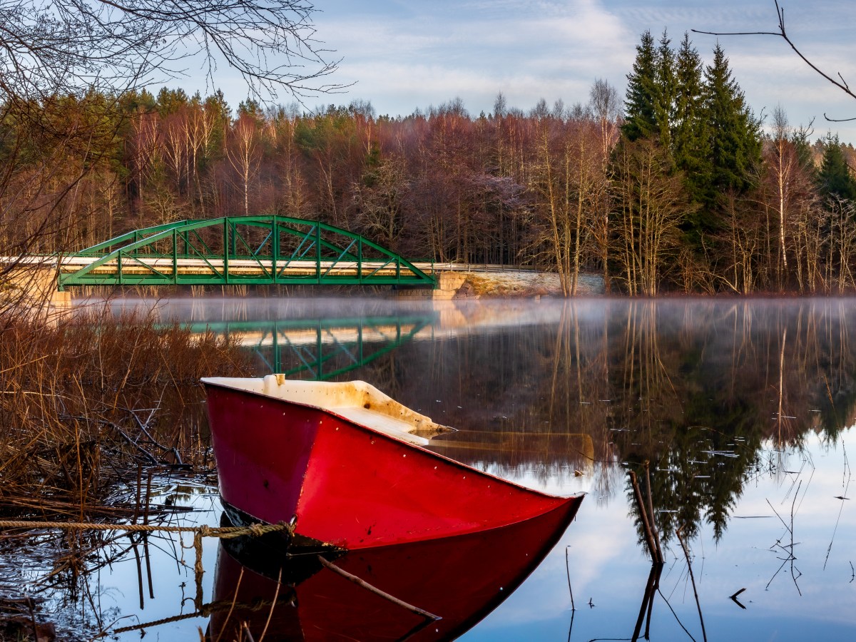 Bridge and boat